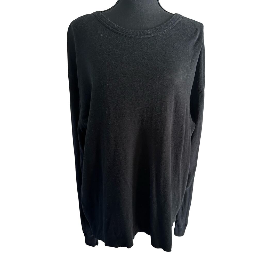Coldpuff Thermal Rawedge Top/Light Sweatshirt - Tall 2XL - Black